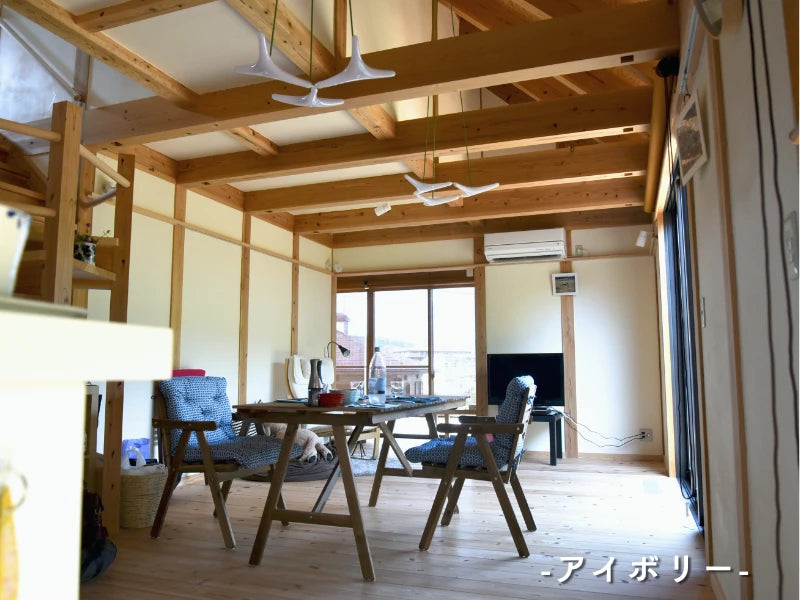 漆喰施工事例_アイボリー